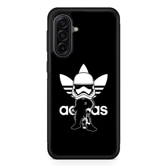 Adidas Chibi Stormtrooper Samsung Galaxy A17 Case | Durable Rubber Samsung Galaxy A17 Phone Case