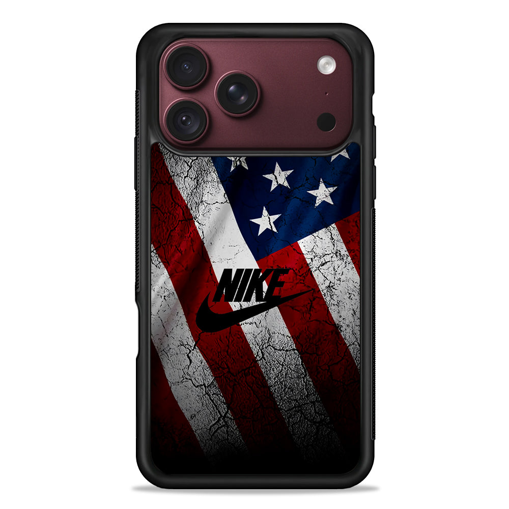 Nike USA Flag iPhone 18 Pro Max Case – Slim Silicone Protective Cover