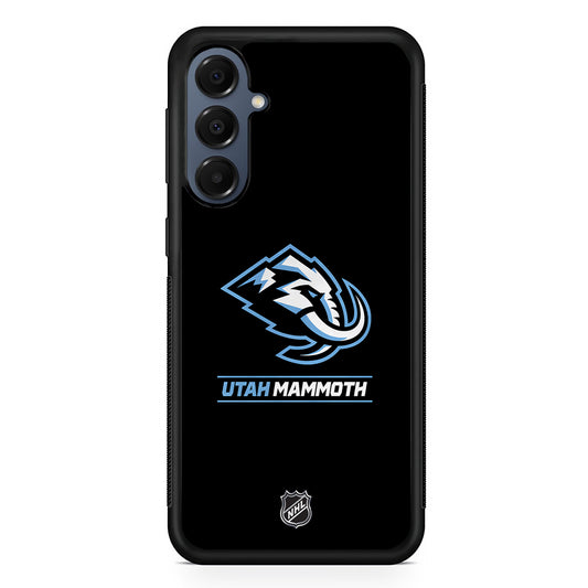 NHL Utah Mammoth Black Samsung Galaxy A16 Case | Slim Protective Cover for Samsung Galaxy A16