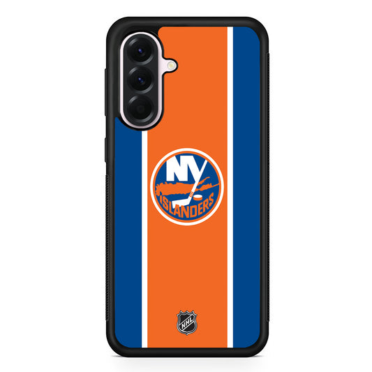 NHL New York Islanders Orange Samsung Galaxy A56 Case | Samsung Galaxy A56 Protective Rubber Case