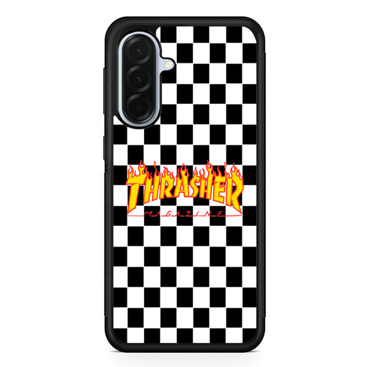 Thrasher Chess Board Background Samsung Galaxy A36 Case | Durable Samsung Galaxy A36 Protective Case