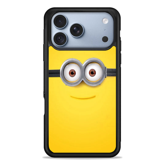 Minion Smiley Face iPhone 18 Pro Case - iPhone 18 Pro Silicone Case