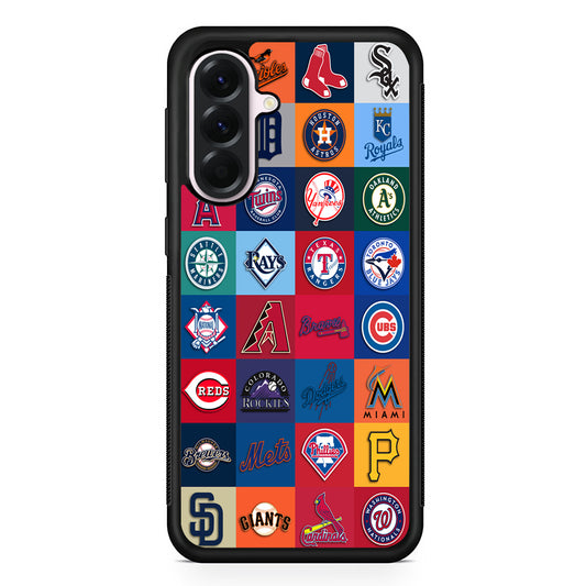 Baseball Teams MLB Samsung Galaxy A56 Case | Samsung Galaxy A56 Protective Rubber Case