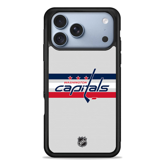 NHL Washington Capitals Dots Pattern iPhone 18 Pro Case - iPhone 18 Pro Silicone Case