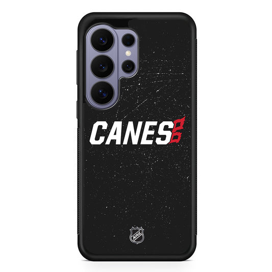 NHL Carolina Hurricanes Black Samsung Galaxy S26 Ultra Case | Protective Rubber Cover