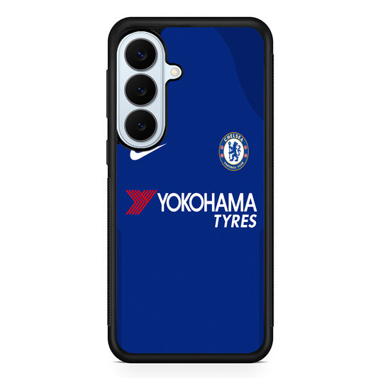 FB Chelsea Jersey Samsung Galaxy S26 Plus Case | Slim Protective Rubber Cover