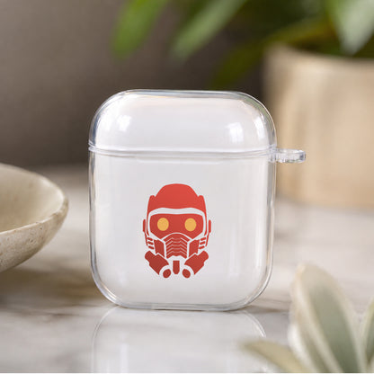 Guardians of the Galaxy Red Protective Clear Case Cover For Apple Airpods | Soft Silicone AirPods 1 / 2 Case | Protective Cover