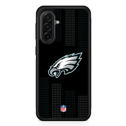 NFL Philadelphia Eagles Dot Pattern Samsung Galaxy A17 Case | Durable Rubber Samsung Galaxy A17 Phone Case