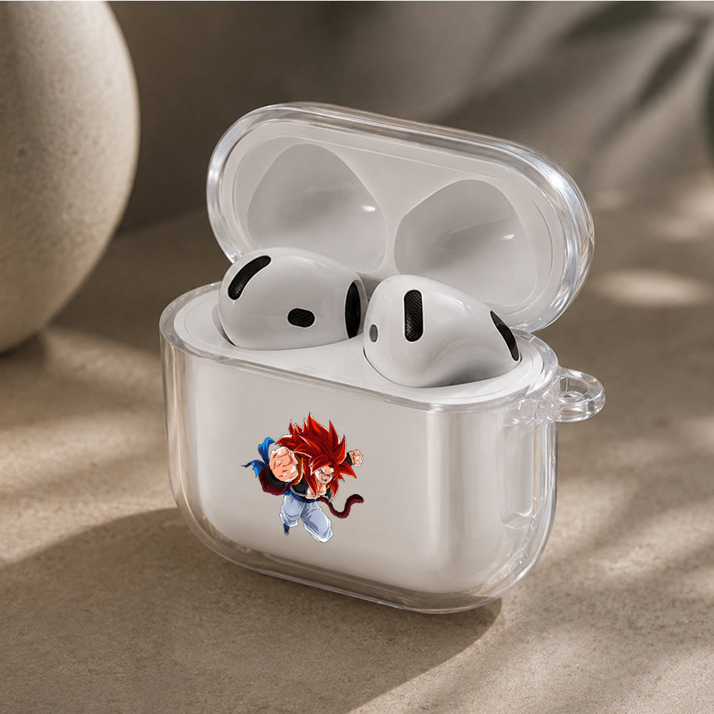 Dragon Ball The Legendary Goku Protective Apple Airpods 4 Clear Case - Durable Clear Protection