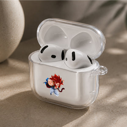 Dragon Ball The Legendary Goku Protective Apple Airpods 4 Clear Case - Durable Clear Protection