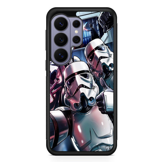 Star Wars Stormtrooper Selfie Samsung Galaxy S26 Ultra Case | Protective Rubber Cover