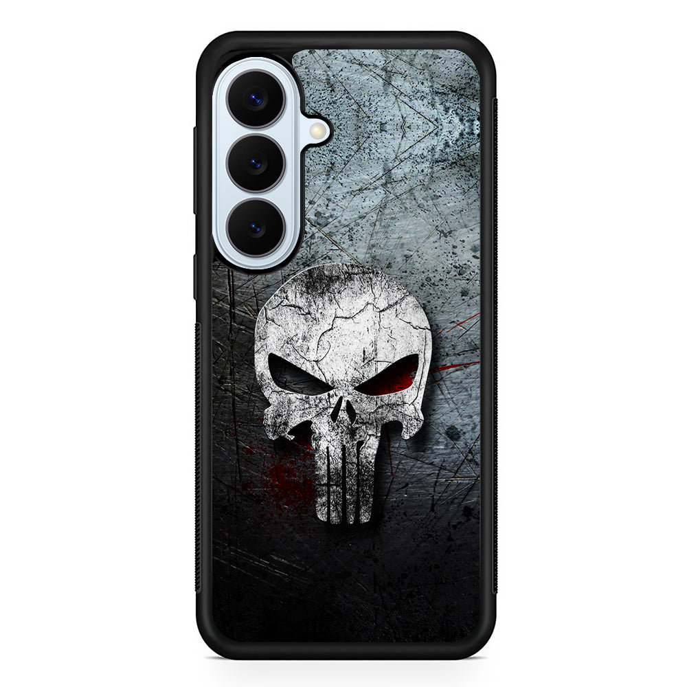 The Punisher Logo Samsung Galaxy S26 Plus Case | Slim Protective Rubber Cover