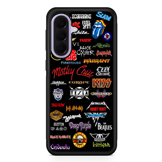 Rock and Metal Band Logo Samsung Galaxy A37 Case | Samsung Galaxy A37 Rubber Protective Case