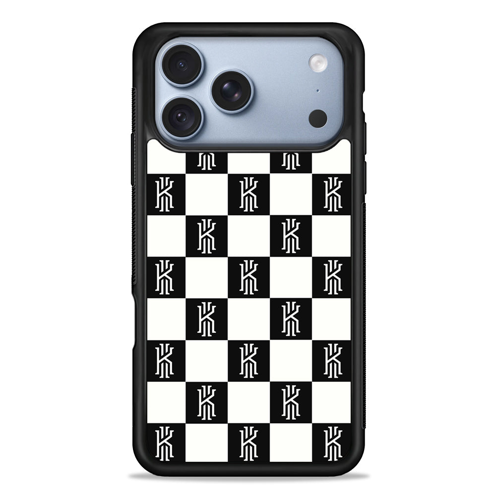 Kyrie Irving Chess Pattern iPhone 18 Pro Case - iPhone 18 Pro Silicone Case