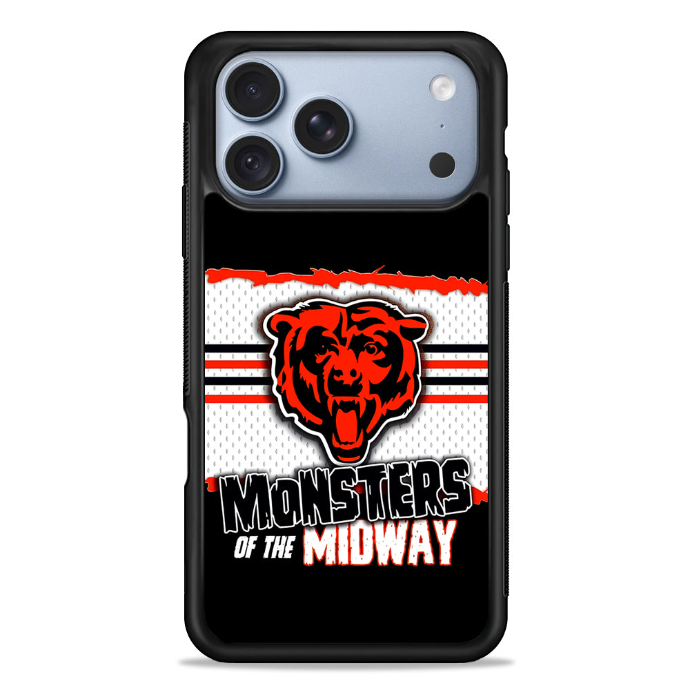NFL Chicago Bears Monsters iPhone 18 Pro Case - iPhone 18 Pro Silicone Case