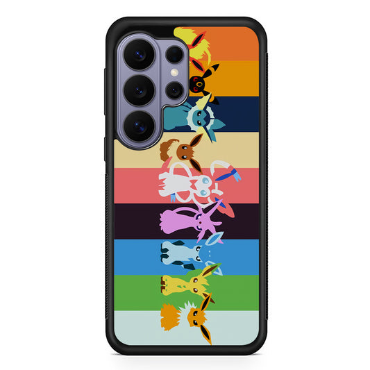 Cute Pokemon Evolutions Samsung Galaxy S26 Ultra Case | Protective Rubber Cover