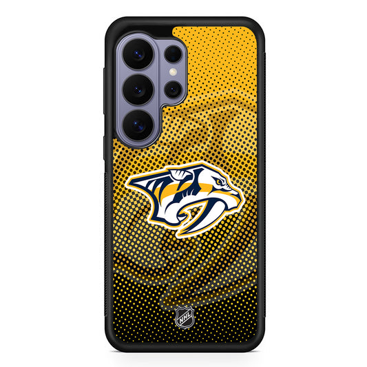 NHL Nashville Predators Dots Pattern Samsung Galaxy S26 Ultra Case | Protective Rubber Cover