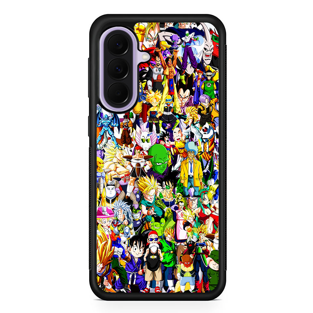 Dragon Ball Z All Characters Samsung Galaxy A37 Case | Samsung Galaxy A37 Rubber Protective Case