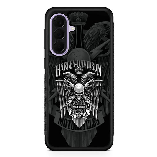 Harley Davidson Silver Eagle Samsung Galaxy A37 Case | Samsung Galaxy A37 Rubber Protective Case