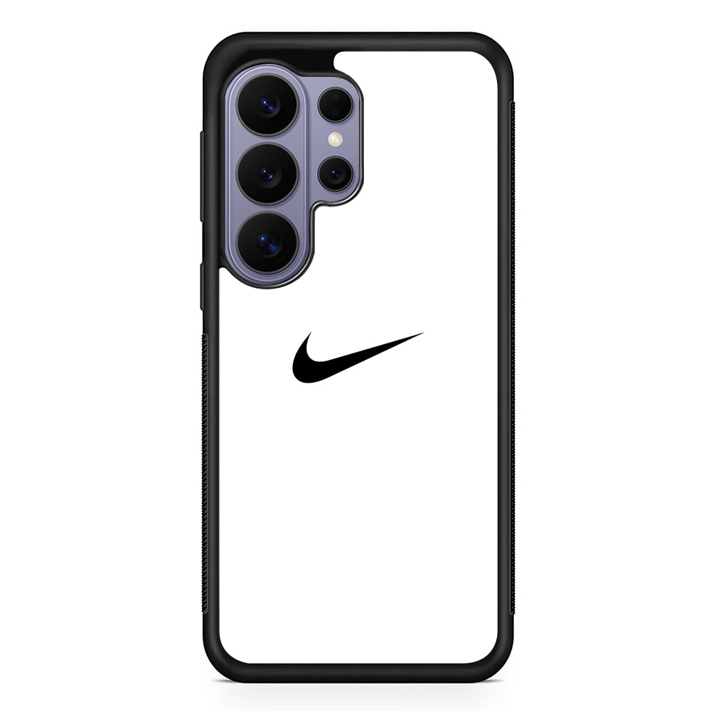 Nike Logo White Simple Samsung Galaxy S26 Ultra Case | Slim Durable Protective Cover