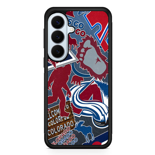 NHL Colorado Avalanche Aesthetic Samsung Galaxy S26 Plus Case | Slim Protective Rubber Cover