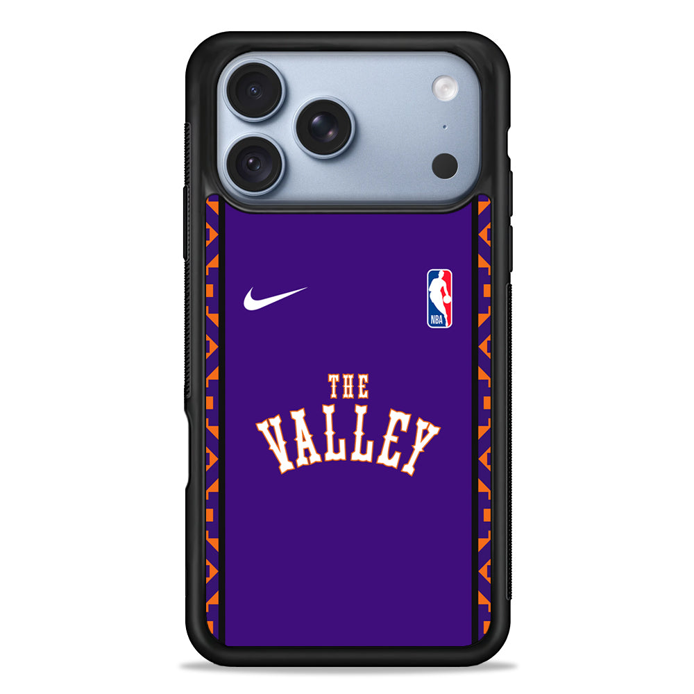 NBA Phoenix Suns Purple Nike iPhone 18 Pro Case - iPhone 18 Pro Silicone Case