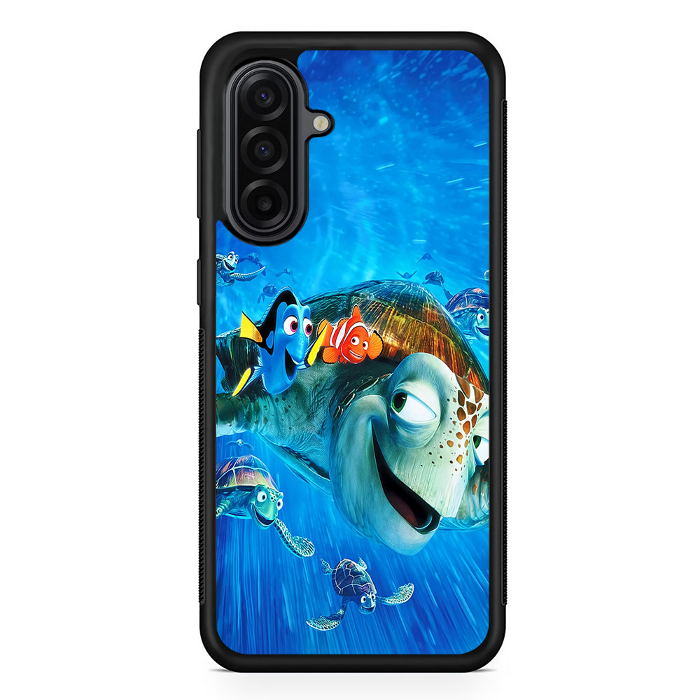 Nemo Dorry and Turtles Samsung Galaxy A17 Case | Durable Rubber Samsung Galaxy A17 Phone Case