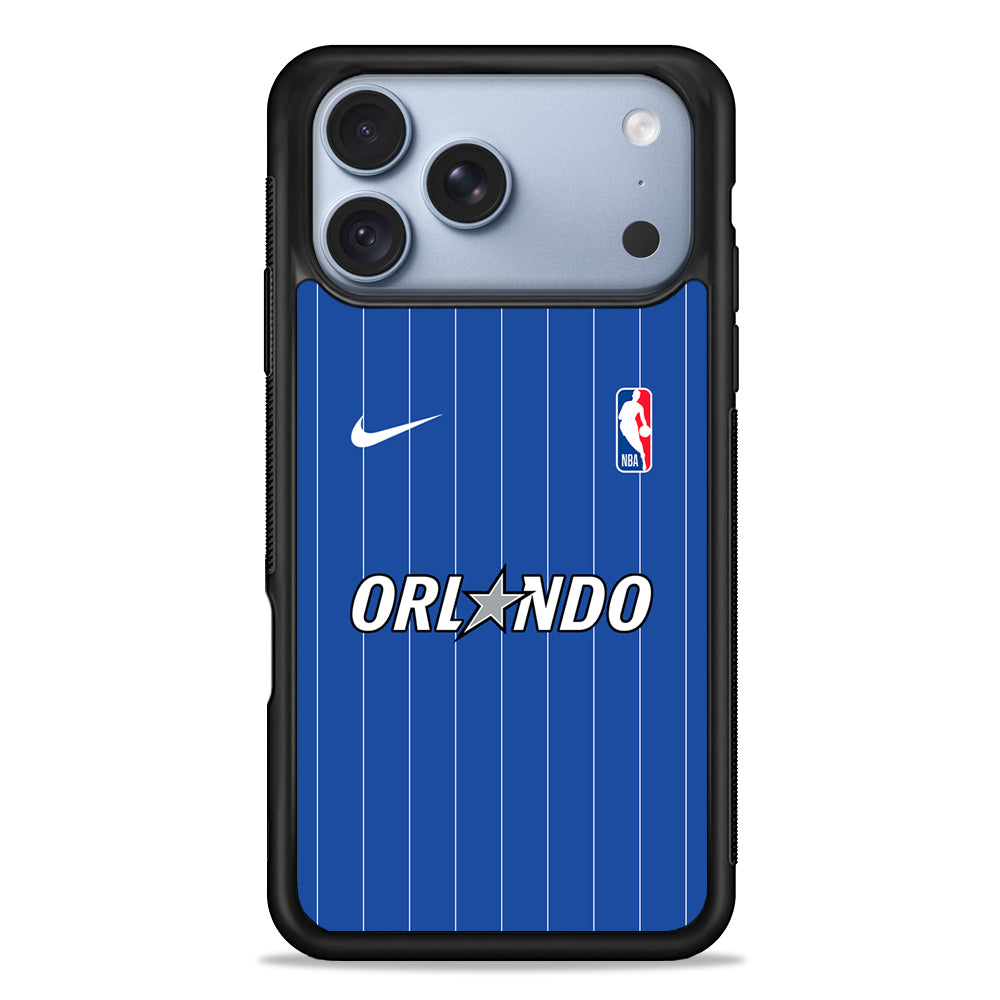 NBA Orlando Magic Blue Nike iPhone 18 Pro Case - iPhone 18 Pro Silicone Case