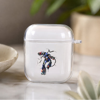 Optimus Prime Transformer Protective Clear Case Cover For Apple Airpods | Soft Silicone AirPods 1 / 2 Case | Protective Cover