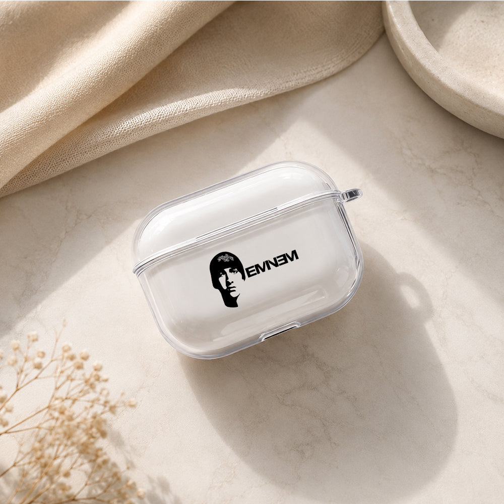 Eminem Silhouette Protective Apple AirPods Pro 3 Clear Case | Shockproof Cover