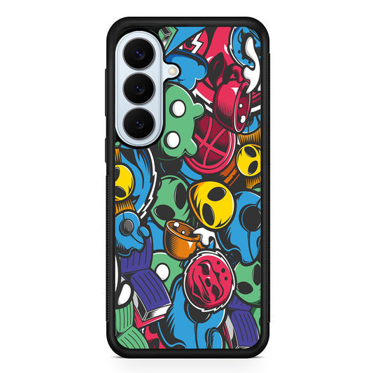 Doodle 001 Samsung Galaxy S26 Plus Case | Slim Protective Rubber Cover