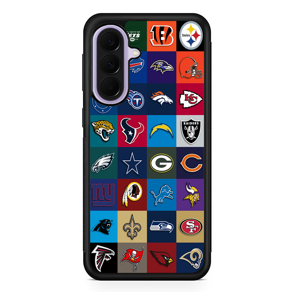 American Football Teams NFL Samsung Galaxy A37 Case | Samsung Galaxy A37 Rubber Protective Case