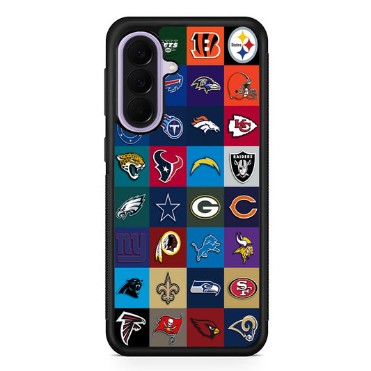 American Football Teams NFL Samsung Galaxy A37 Case | Samsung Galaxy A37 Rubber Protective Case