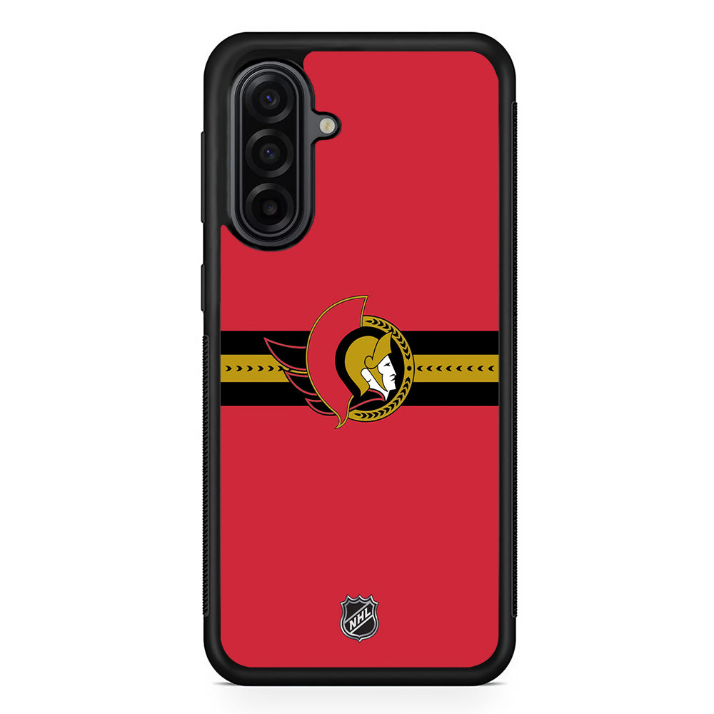 NHL Ottawa Senators Red Samsung Galaxy A17 Case | Durable Rubber Samsung Galaxy A17 Phone Case