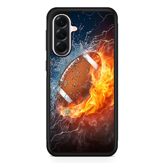 American Football Ball Cool Art Samsung Galaxy A56 Case | Samsung Galaxy A56 Protective Rubber Case