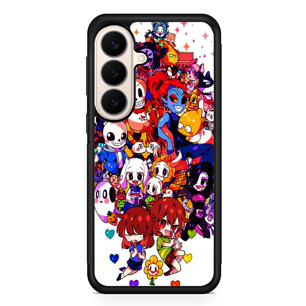 Undertale White Samsung Galaxy S26 Case | Durable Protective Rubber Cover