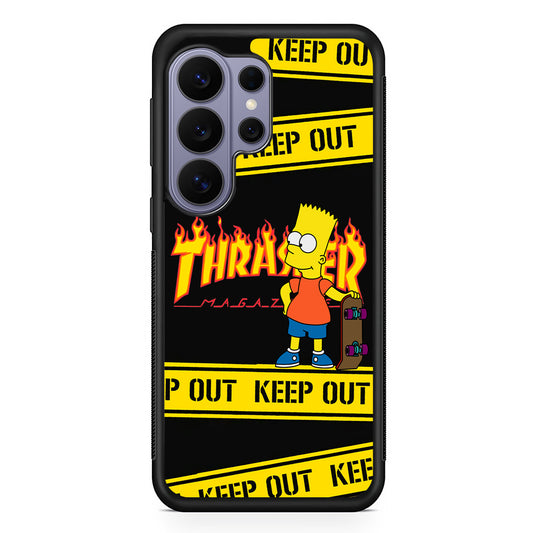 Thrasher Bart Danger Line Samsung Galaxy S26 Ultra Case | Slim Durable Protective Cover
