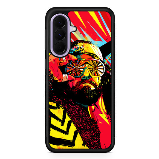 Macho Man Randy Art Samsung Galaxy A37 Case | Samsung Galaxy A37 Rubber Protective Case