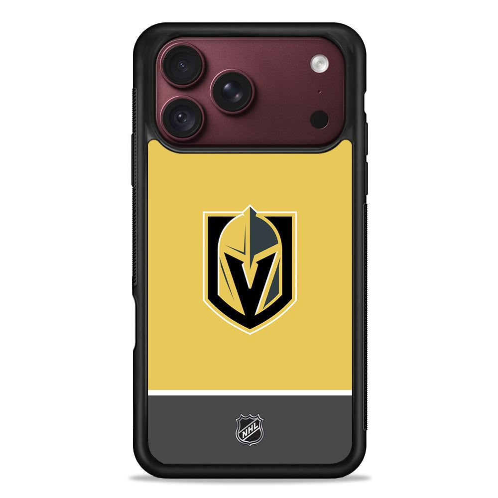NHL Vegas Golden Knights Team iPhone 18 Pro Max Case – Slim Silicone Protective Cover