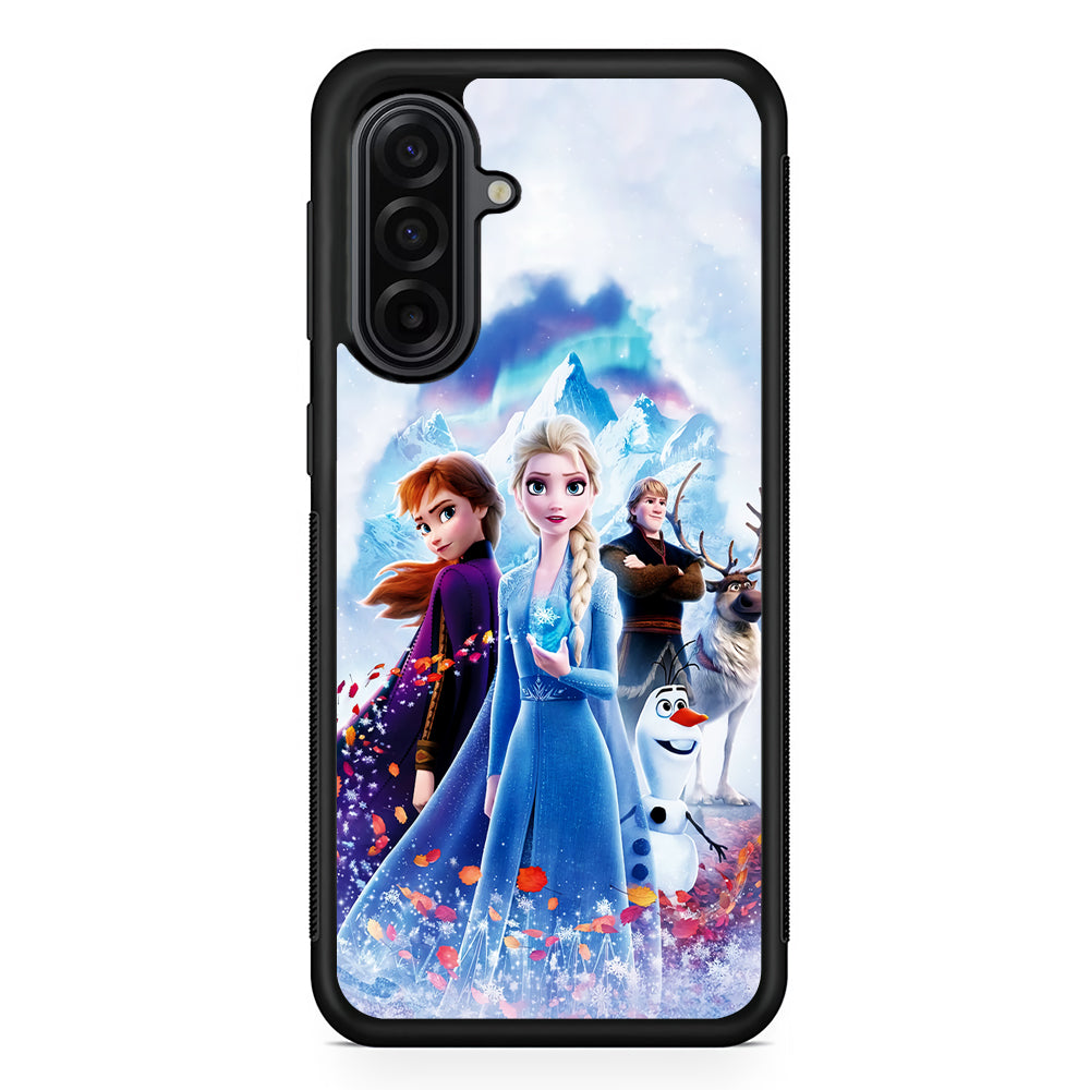 Frozen All Characters Samsung Galaxy A17 Case | Durable Rubber Samsung Galaxy A17 Phone Case