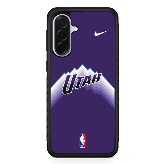 NBA Utah Jazz Purple Nike Samsung Galaxy A36 Case | Durable Samsung Galaxy A36 Protective Case