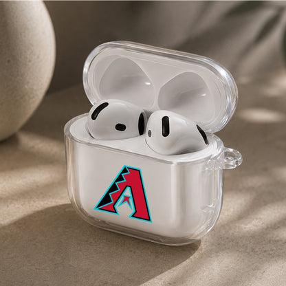 MLB Arizona Diamondbacks Logo Protective Apple Airpods 4 Clear Case - Durable Clear Protection