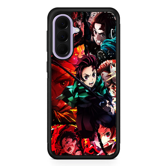 Kimetsu no Yaiba Tanjiro Aesthetic Samsung Galaxy A37 Case | Samsung Galaxy A37 Rubber Protective Case