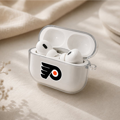NHL Philadelphia Flyers Symbol Protective Apple AirPods Pro 3 Clear Case | Shockproof Cover