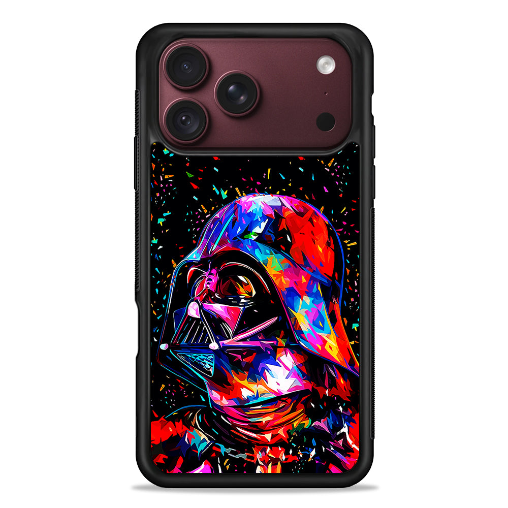 Star Wars Darth Vader Colorful iPhone 18 Pro Max Case – Slim Silicone Protective Cover