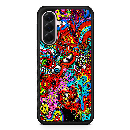 Trippy Aesthetic Colorful Samsung Galaxy A56 Case | Samsung Galaxy A56 Protective Rubber Case