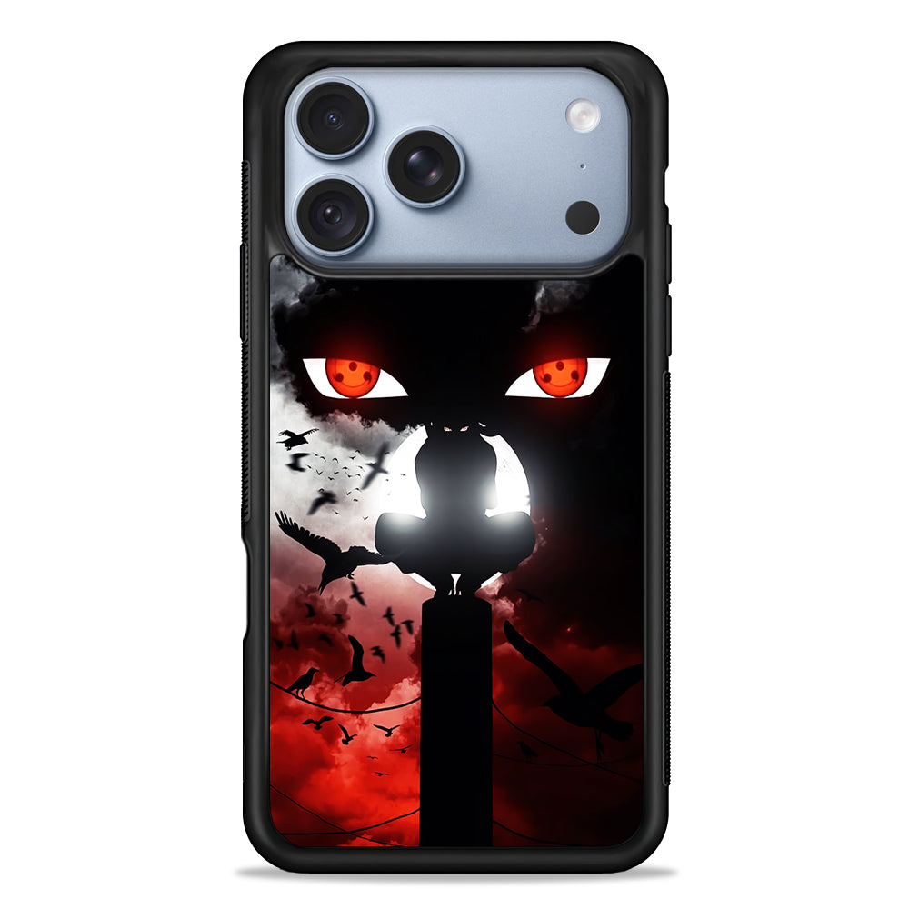 Sharingan Itachi Uchiha iPhone 18 Pro Case - iPhone 18 Pro Silicone Case