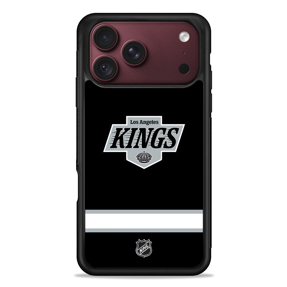 NHL Los Angeles Kings Team iPhone 18 Pro Max Case – Slim Silicone Protective Cover