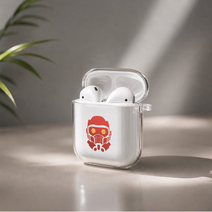 Guardians of the Galaxy Red Protective Clear Case Cover For Apple Airpods | Soft Silicone AirPods 1 / 2 Case | Protective Cover