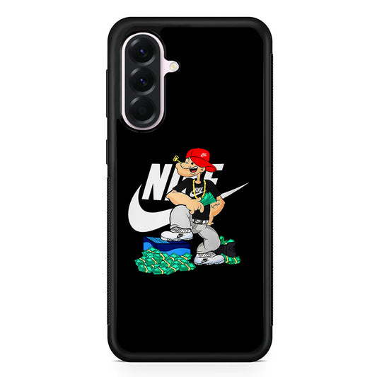 Nike Rich Popeye Samsung Galaxy A56 Case | Samsung Galaxy A56 Protective Rubber Case